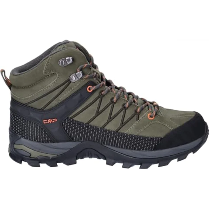 CMP RIGEL MID TREKKING SHOES WP, wasserdichte Wanderschuhe mit EVA-Dämpfung und FullOn GRIP-Sohle – Bild 8