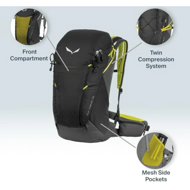 Salewa Alp Trainer 25L Rucksack, 55 cm, 100% Nylon, grün – Bild 6