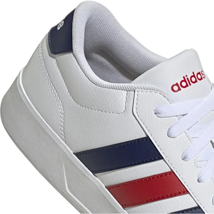 adidas Herren Breaknet 3.0 Shoes, Laufschuhe mit Synthetik-Obermaterial, FTWR White/Dark Blue/Better Scarlet, 48 EU – Bild 4