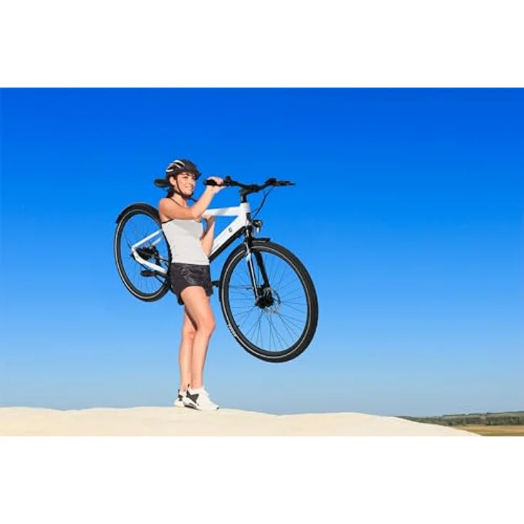 SachsenRAD Allrounder Urban Trekking E-Bike C3T mit Riemenantrieb und Drehmomentsensor | Ultraleichtes 28 Zoll Pedelec Elektrofahrrad in Schwarz, für Damen und Herren – Bild 4