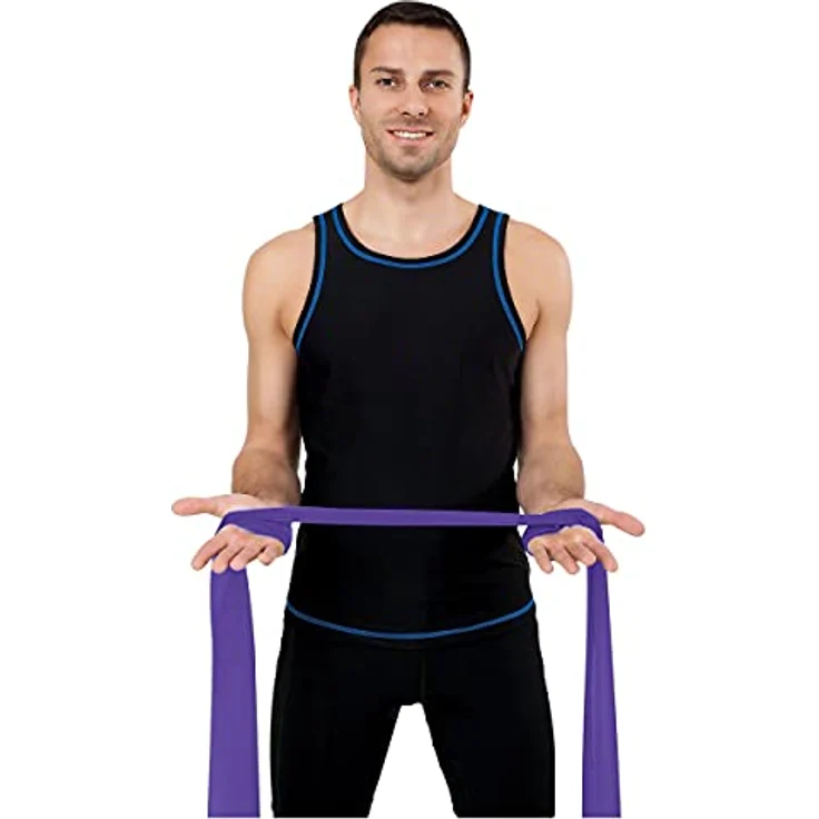 Sanctband Übungsband, 45 m x 15 cm, Extra stark, hypoallergen, violett – Bild 4