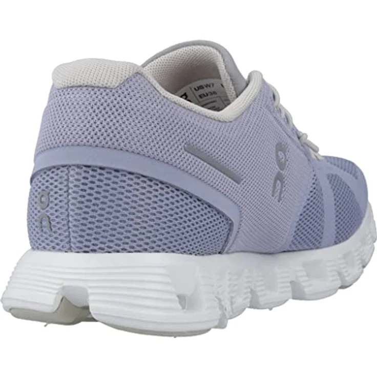 ON CLOUD 5 Damenschuhe, Sportschuhe in hell-lila mit atmungsaktivem Mesh-Obermaterial, herausnehmbarem Fußbett und flexibler Laufsohle – Bild 3