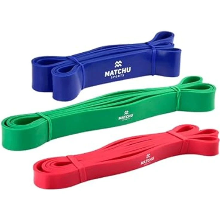 MATCHU Widerstandsband, Klimmzug-Widerstandsband, Orange, Widerstand 2kg-22kg, leicht tragbar, 1 Meter – Bild 2