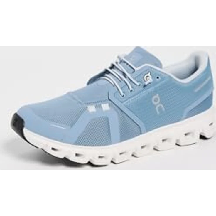 ON Running CLOUD 6, Laufschuhe mit Cloud Tec®-Technologie und Speedboard®, hellblau, Größe 38 – Bild 3