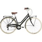 ANITAbyAlpina Cityfahrrad 28 Zoll BONNEVILLE, schwarz, 7-Gang Kettenschaltung, V-Brakes, Korb