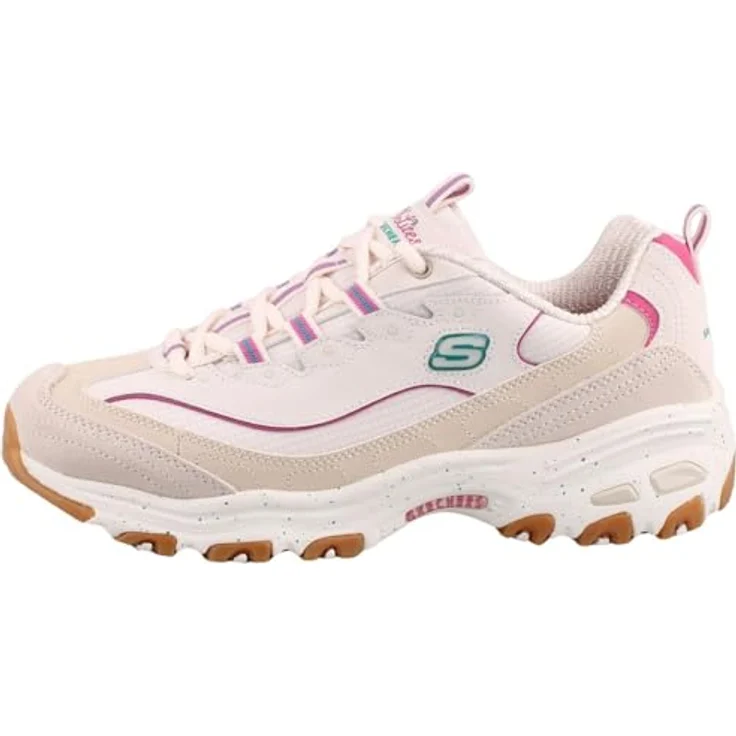 Skechers D'Lites - Bold Views, Halbschuhe für Damen aus Textil und Naturleder, Schnürverschluss – Bild 3