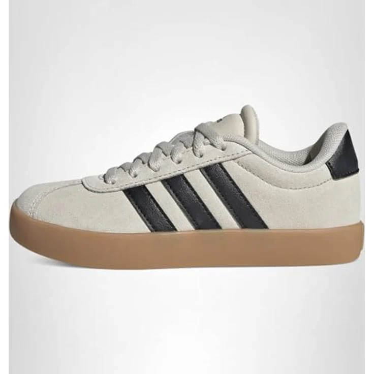 Adidas Damen Turnschuhe KI6493, ganzjährig tragbar, Obermaterial aus Wildleder, Creme, Braun, Schwarz – Bild 8