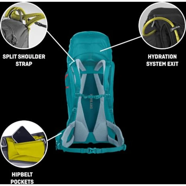 Salewa Alp Trainer 30L Rucksack, 100% Nylon, 65 cm, Farbe Syrah, ideal für Wanderungen – Bild 4