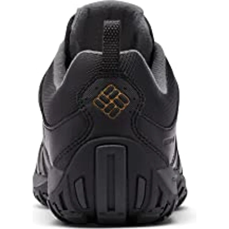 Columbia Woodburn II 1553001012, Wasserdichte Trekkingschuhe für Herren, Schwarz, leichtes Leder-Mesh-Obermaterial, gepolsterte Zwischensohle, abriebsfeste Außensohle – Bild 4