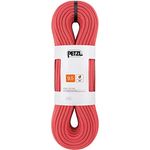 PETZL Arial, Einfachseil 9,5 mm mit Duratec-Dry-Imprägnierung für Sportklettern und Bergsteigen, rot, 60 m