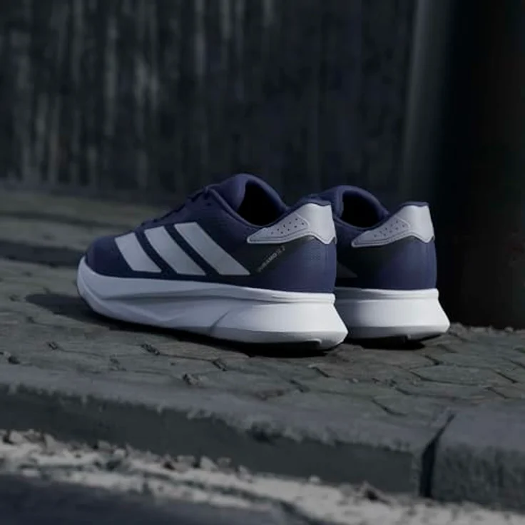 adidas Duramo SL 2 Laufschuhe, Mesh-Obermaterial, LIGHTMOTION Zwischensohle, dunkelblau/silber metallic, EU 47 1/3 – Bild 17
