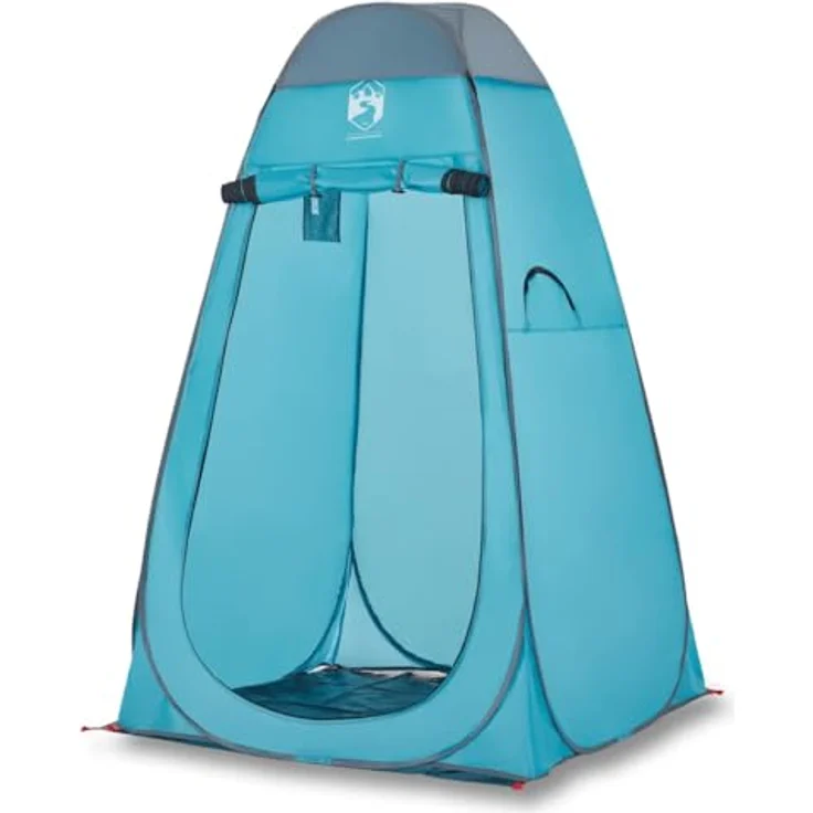 vidaXL Umkleidezelt, wasser- und winddicht mit Pop-Up-System, blau, 2.20 kg – Bild 1