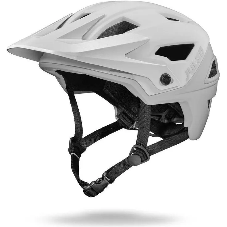 Julbo Rock MTB-Helm, robuster Schutzhelm für Mountainbiker, weiß, Größe 58-62 cm