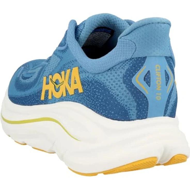 Hoka Clifton 10 - 68003, Herren Laufschuhe mit optimaler Dämpfung und atmungsaktivem Obermaterial, Blau, Größe 44 2/3 – Bild 6