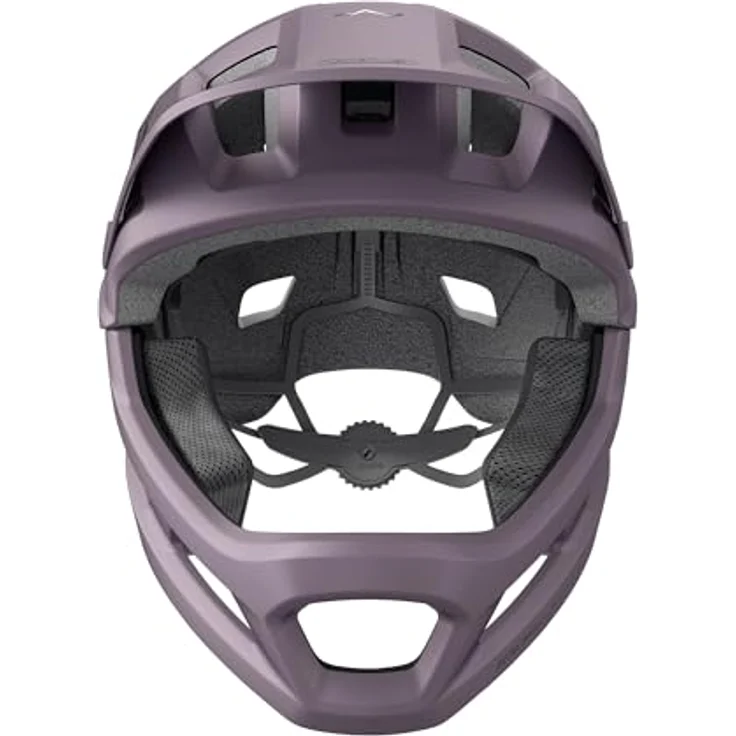 ABUS YouDrop FF, Fullface-MTB-Helm für Trails und Downhill, lila, Größe S, stoßabsorbierend, abnehmbarer Kinnbügel – Bild 2
