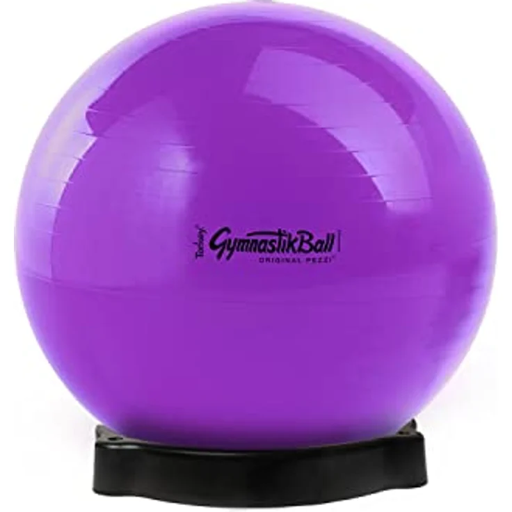Original Pezzi Pezziball Standard 75 cm m. Ballschale violett Sitzball – Bild 1