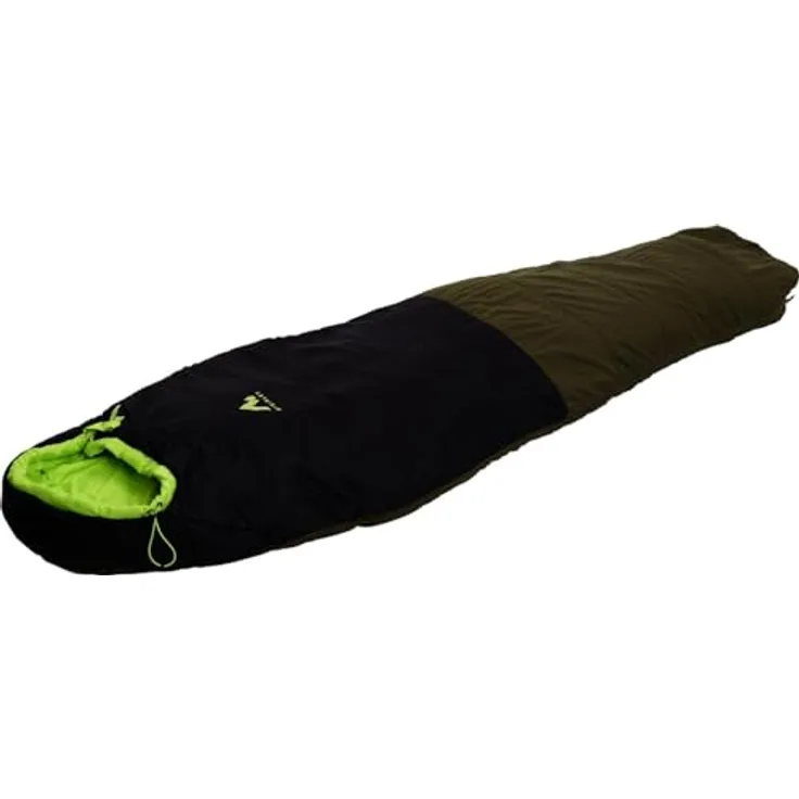 McKINLEY Trekker R 10 Schlafsack, Mumienform, recyceltes Material, Olive Dark/Black, 195 cm, 800 g