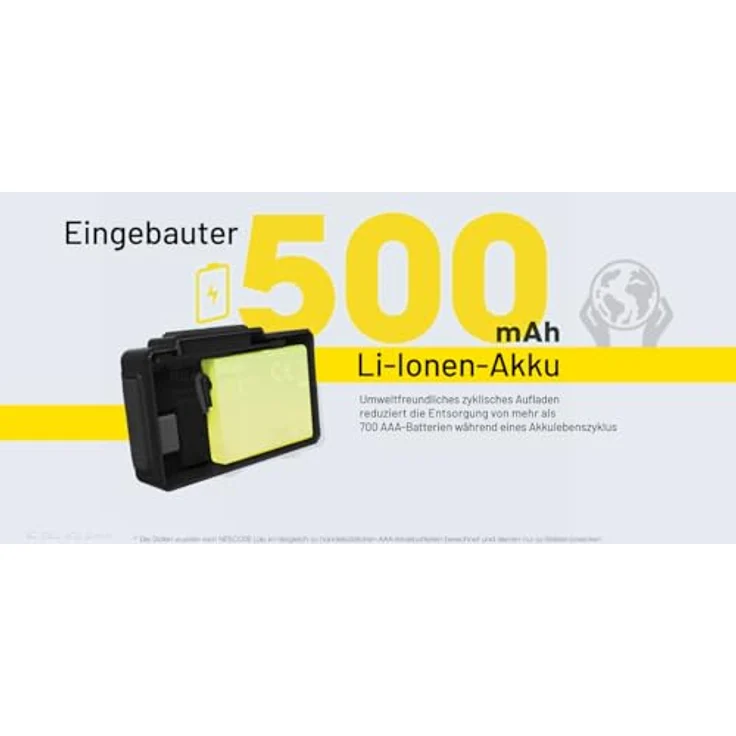 Nitecore NU20 Classic, ultraleichte Stirnlampe für Outdoor-Aktivitäten – Bild 5