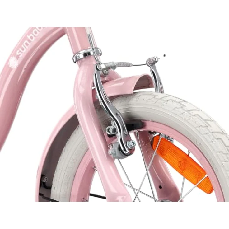 Sun Baby Flower Retro Kinderfahrrad 14 Zoll mit Schubstange, Rosa, für Kinder bis 50 kg – Bild 8
