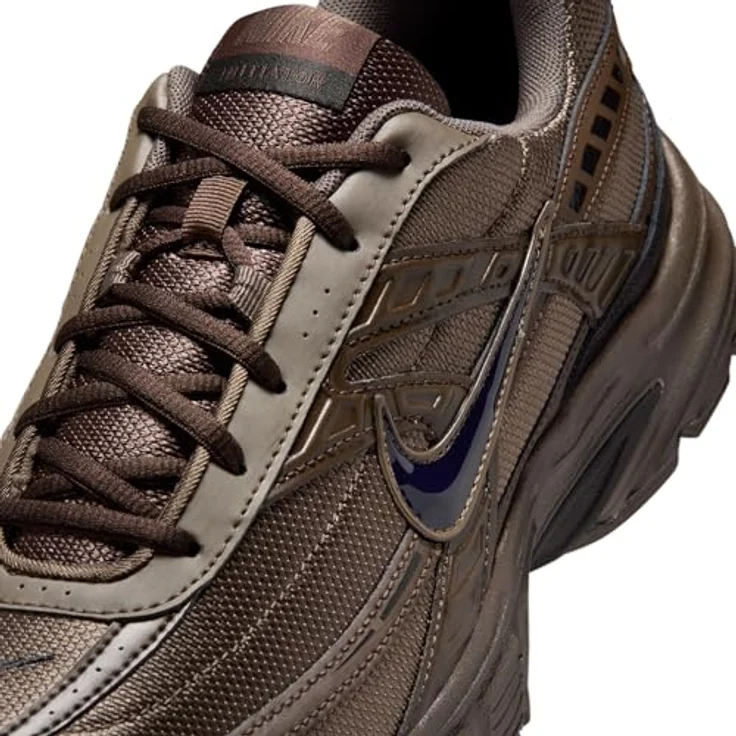 Nike Initiator Herren Laufschuhe, dämpfend und unterstützend, BAROQUE BROWN/IRONSTONE-BLACK, Schnürverschluss – Bild 7