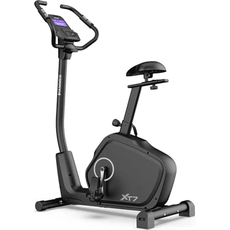 HAMMER Ergometer Cardio XT7 – Leiser Heimtrainer mit tiefem Einstieg, App-kompatibel mit Kinomap, 8 kg Schwungmassensystem, 24 Programme, für Nutzer bis 130 kg – Bild 2