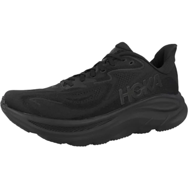 Hoka Clifton 10, Herren Laufschuhe mit optimaler Dämpfung, schwarz, Größe 44 – Bild 4