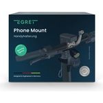 Egret Phone Mount Egret X, X+, Aluminium Handyhalterung für E-Scooter, grau