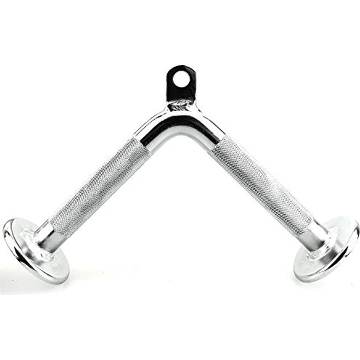 C.P.Sports Griffe für Seilzüge, Kabelzüge, Latzugstange, Rudergriff, Bizeps Trizeps Stange, Trizeps Seil, SZ Stange, Karabiner, Einhandgriff, Unterarmtrainer, Griff Set (Trizeps-Griff V-Form) – Bild 4