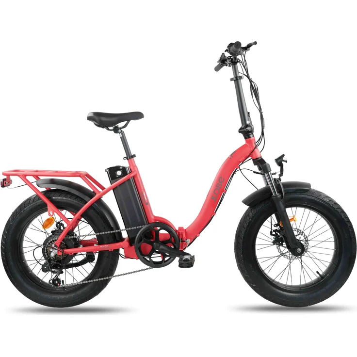 LLobe Falt E-Bike Terrain 20", geländetauglich, 250W Motor, 36V/13Ah, rot