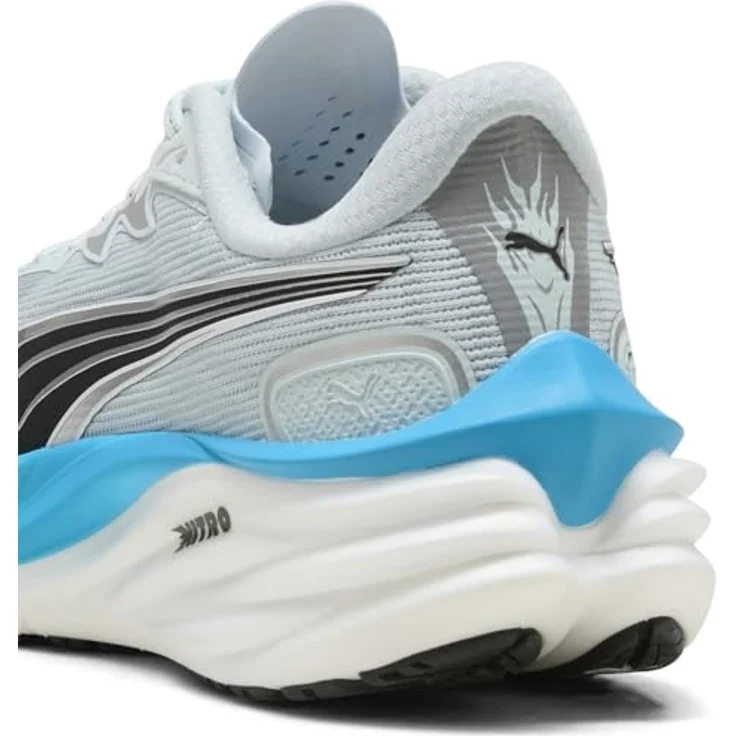 Puma Velocity NITRO 4, Herren Laufschuhe mit NITROFOAM™ Zwischensohle, atmungsaktivem Mesh-Obermaterial, PUMAGRIP Laufsohle, Blau, Größe 42 – Bild 6