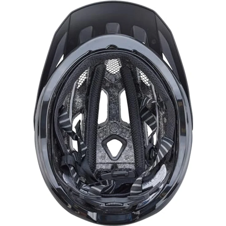 ABUS Urban-I 3.0 ACE, sportlicher Fahrradhelm mit LED-Rücklicht, verlängerter Schirm und Magnetverschluss, Schwarz, Größe L – Bild 8