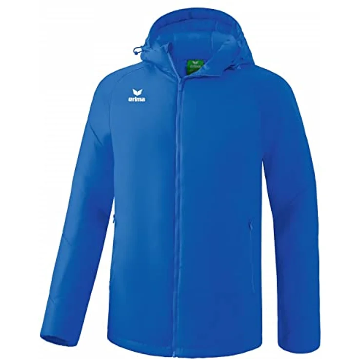 Erima Team Stadionjacke Herren, wasserdicht mit 1.500 mm Wassersäule, wattiert, New Royal – Bild 1