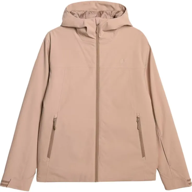 4F Skijacke K2611, Herren Skijacke mit NeoDry Membran, synthetischer Daunenfüllung, versiegelten Nähten, beige