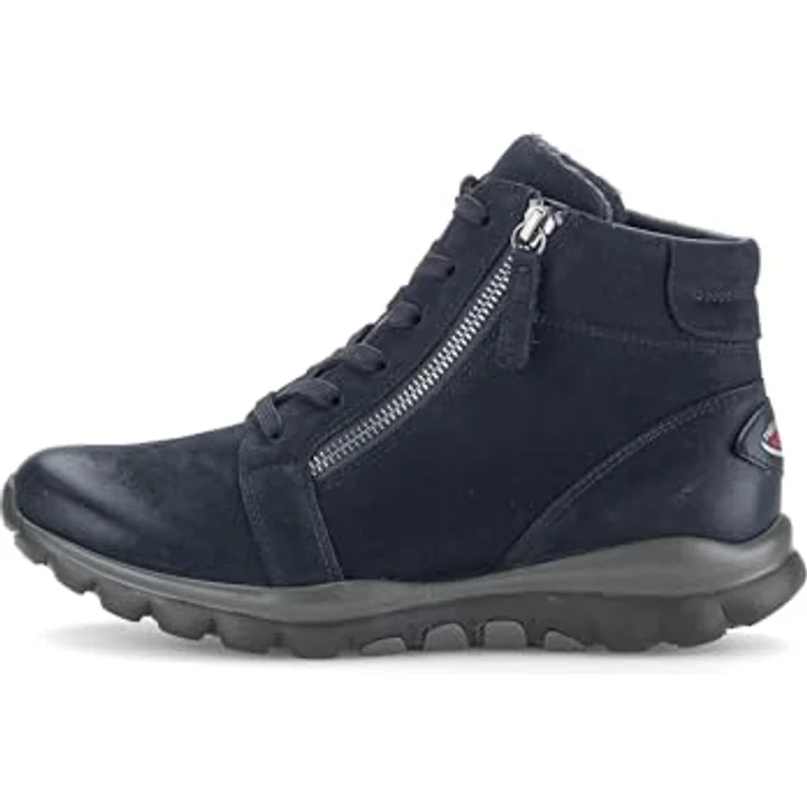 ROLLINGSOFT Bootie 76.868.46, Nubukleder, ocean (Mel), Schnürung mit Reißverschluss, Wechselfußbett 38 – Bild 2