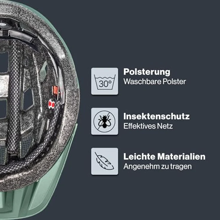 Uvex Allround-Helm CC, Leichter Fahrradhelm für Damen und Herren mit individueller Größenanpassung und optimaler Belüftung – Bild 3