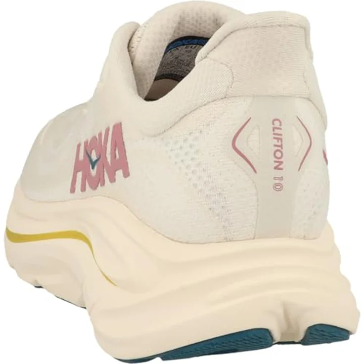 Hoka One One W Clifton 10, Laufschuh mit optimaler Dämpfung, Birch/Alabaster, Größe 38 2/3 – Bild 6