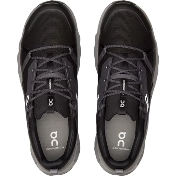 ON Running Cloudhorizon, Herren Sneakers Laufschuhe mit Mesh-Obermaterial aus recyceltem Polyester, Schwarz, EU 43 US 9.5, maximale Dämpfung und Missiongrip™-Außensohle – Bild 2