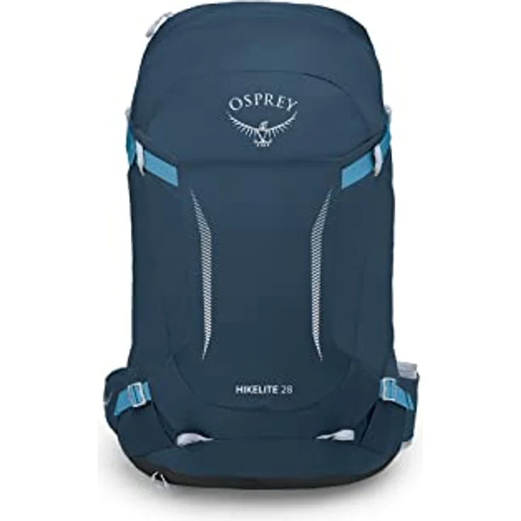 Osprey Hikelite 28 Atlas Blue M/L, Wanderrucksack mit gespannter Mesh-Rückenplatte und praktischem Reißverschlusszugang – Bild 2
