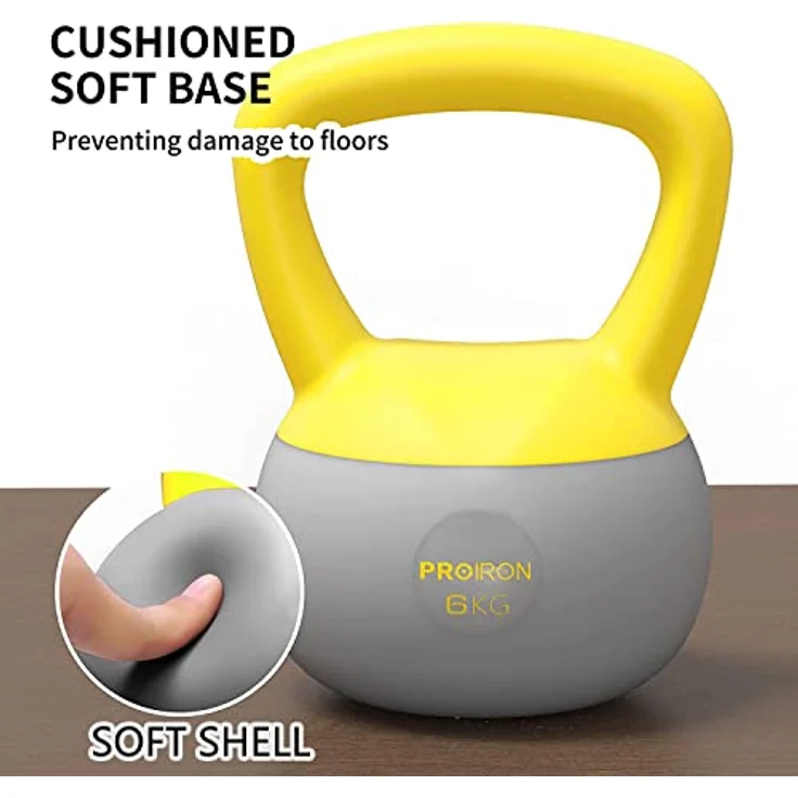 PROIRON Weich Kettlebell, Kugelhantel | 2-10kg | Starter-Sets | Freundlich für Benutzer und Boden, Ideal für Beginner Hause Kettlebell Training Gemacht – Bild 2