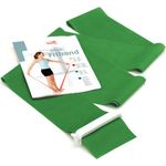SISSEL Physiotherapie Band Fit, grünes Therapieband für Muskelaufbau und Ausdauertraining, geeignet für Krafttraining