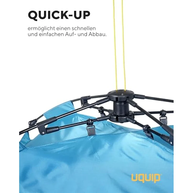 Uquip Buzzy Beach Shell, Strandzelt + Strandmuschel für 3 Personen, 2 kg – Bild 7