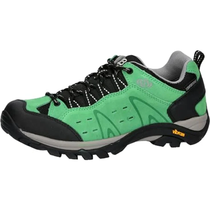 Brütting Mount Bona Low, Damen Wanderschuhe mit wasserdichter Comfortex-Klimamembrane, grün – Bild 1