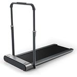 AsVIVA T24 Laufband BT Walking Pad I Hochwertiger Heimtrainer I Klappbar I Zwei Modi I 4-fache Dämpfungstechnologie I One-Touch Fitness-Computer I Ausdauertraining I Max. Gewichtsbelastung 110 kg