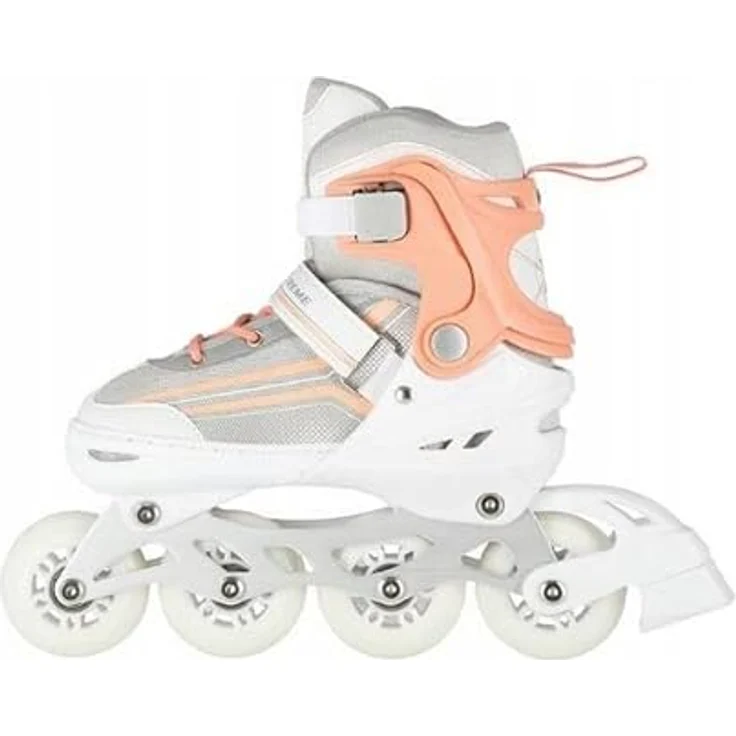 Nils Extreme Inline Skates 2in1 - Rollerblades mit ACEB7-Lager - Verstellbar 29-33 - Grau und Orange - NH18190 – Bild 5
