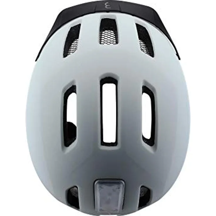 BBB Cycling BBB Helme Grid M, Fahrradhelm für City- und E-Bike mit 10 Luftschlitzen, LED-Rücklicht und reflektierenden Elementen, matt grau, 52-58 cm – Bild 6