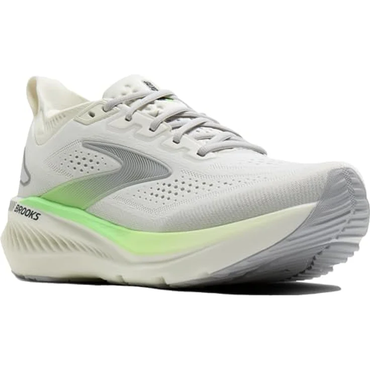Brooks Glycerin GTS 23, Laufschuhe mit GuideRails™-Technologie, Dämpfung und atmungsaktivem Obermaterial, grau/grün/schwarz, Größe 46.5 – Bild 2