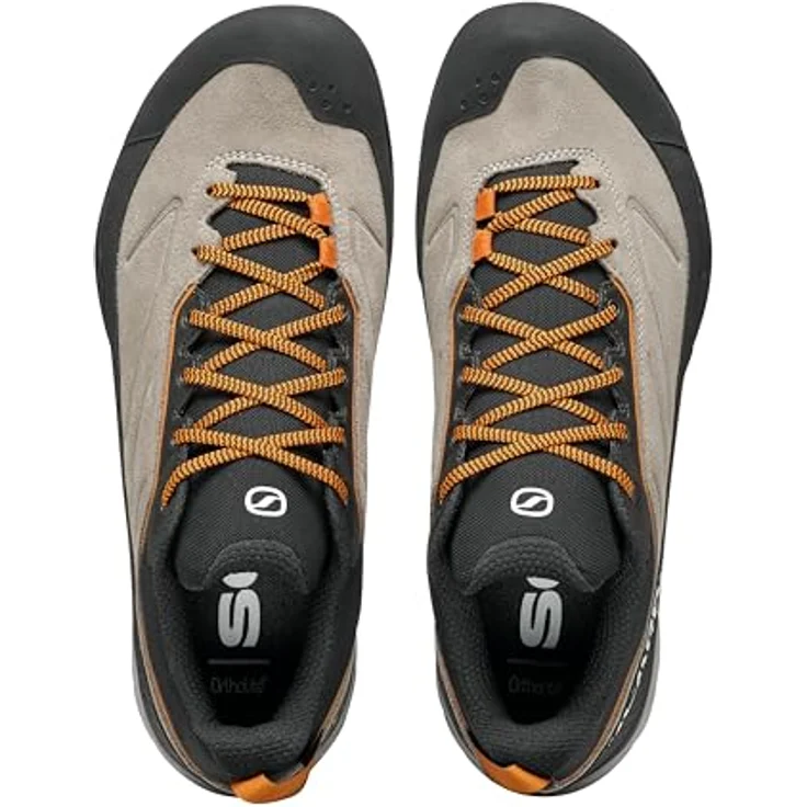 Scarpa Rapid XT, Zustiegsschuhe mit griffiger Sohle und Fersenabsatz, taupe - rust orange, EU 43 – Bild 7