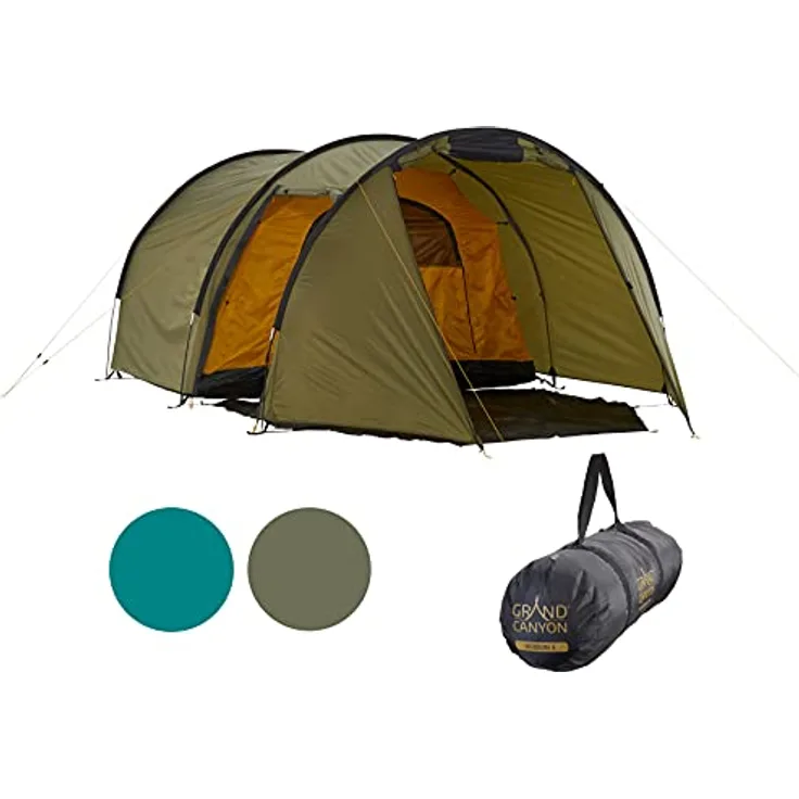 Grand Canyon Robson Tunnelzelt, Oliv, 3 Personen