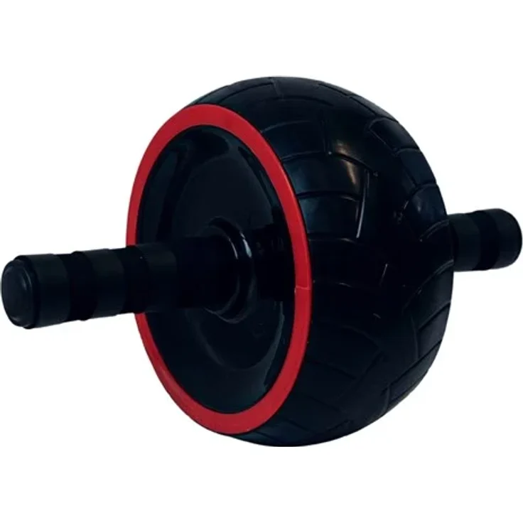 ASG AB Wheel, Fitnessgerät mit breitem Rad für erhöhte Stabilität, schwarz