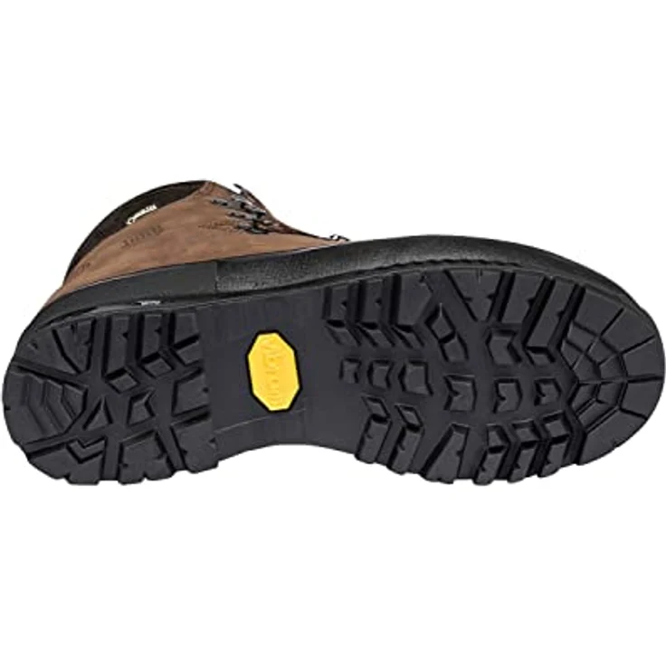 Hanwag Alaska Wide GTX Trekkingschuh, Größe 46,5 EU, Mid-Cut, Farbe Erde/Braun, weit geschnitten – Bild 2